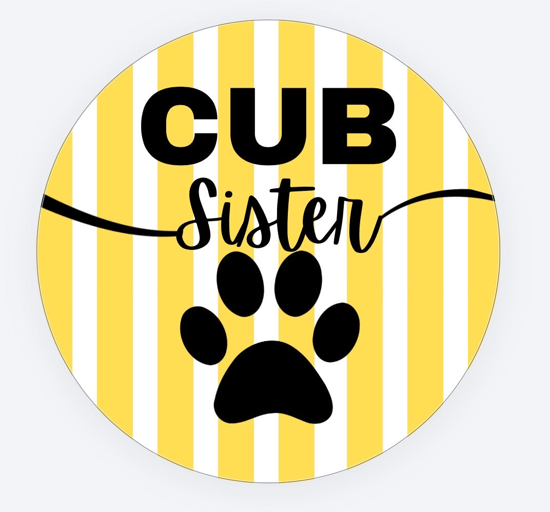 School Spirit - Family - Custom - 3 inch Button