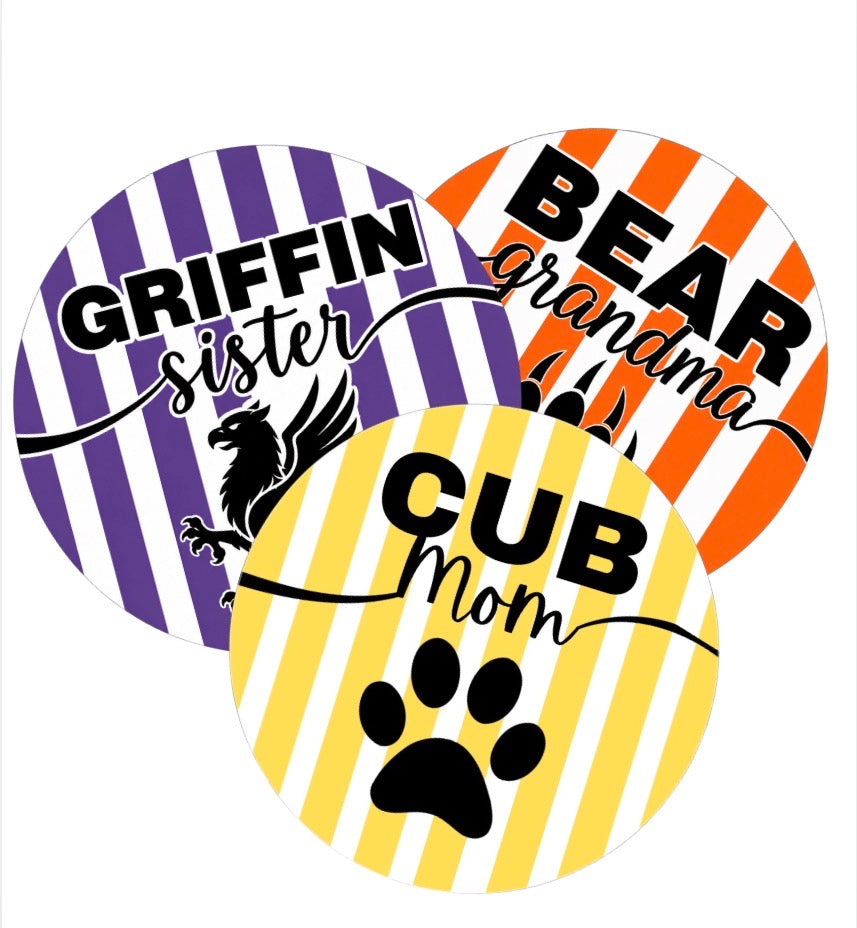 School Spirit - Family - Custom - 3 inch Button