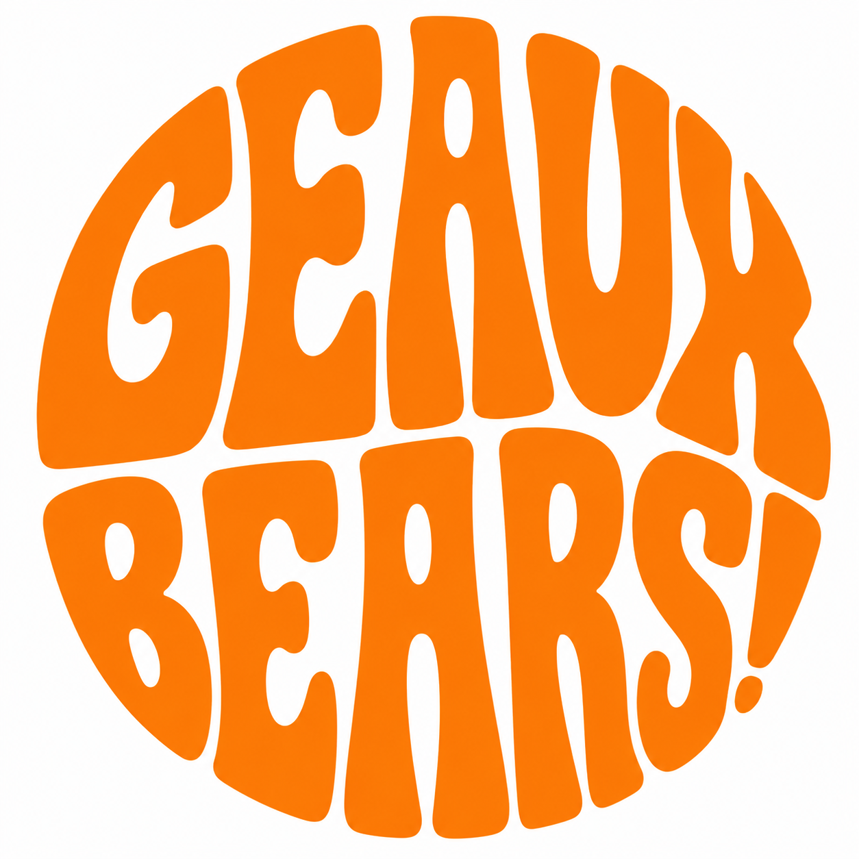 School Spirit - Preppy - 3 inch Button - Geaux “Custom”