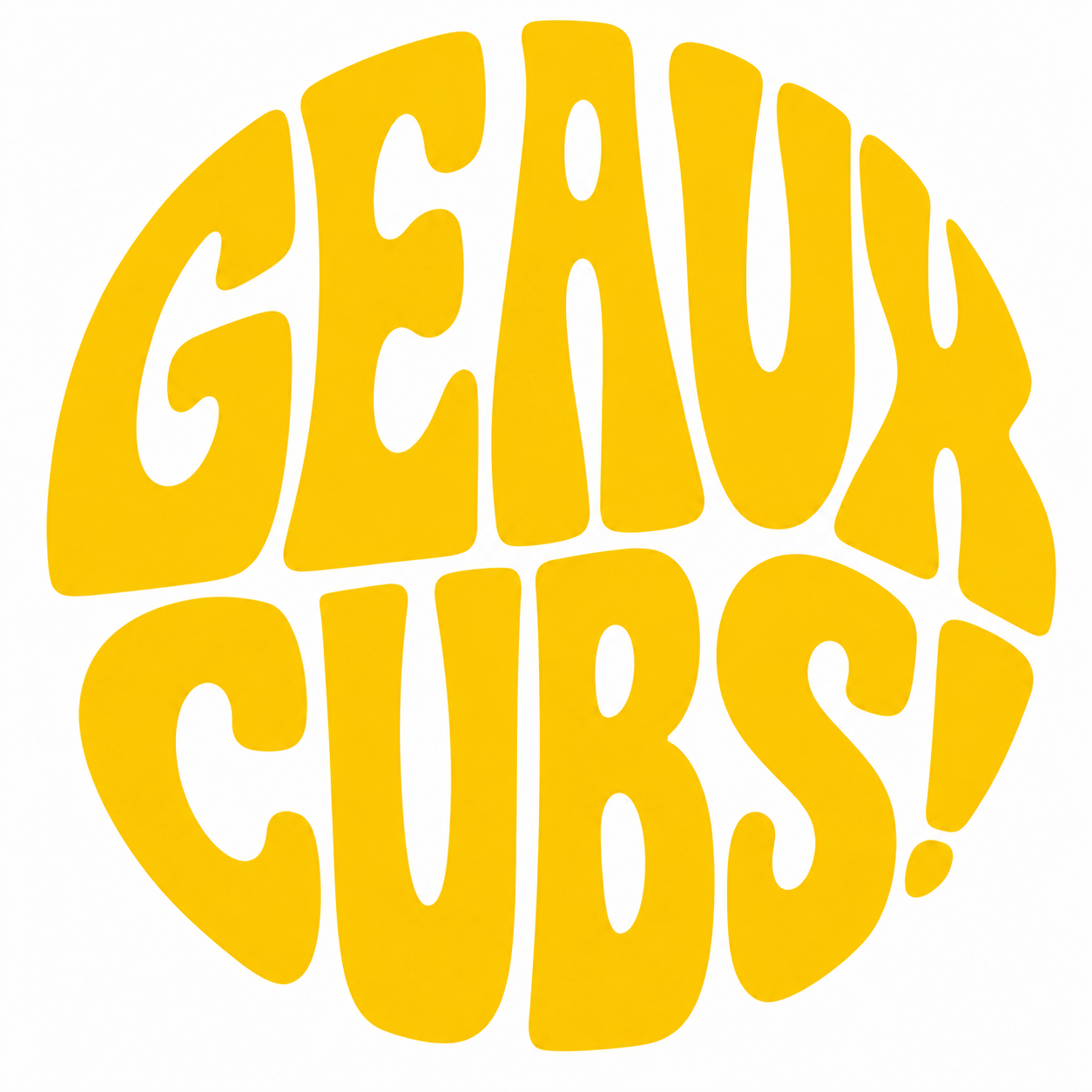 School Spirit - Preppy - 3 inch Button - Geaux “Custom”